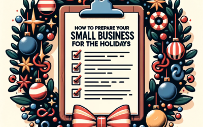 Small Business Owners: Preparing Your Business for the Holidays